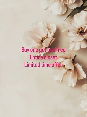 Buy one get one free sale BOGO